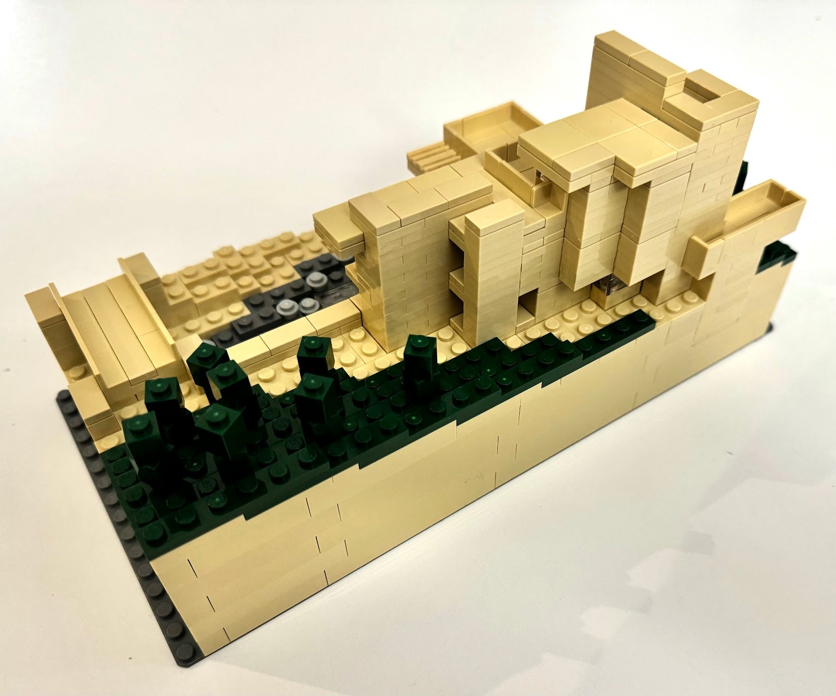 Lego architecture falling water fashion